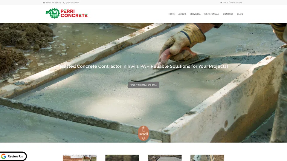 Homepage snapshot at launch