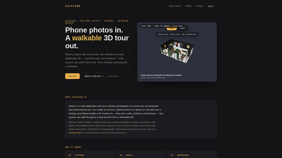 Homepage snapshot at launch
