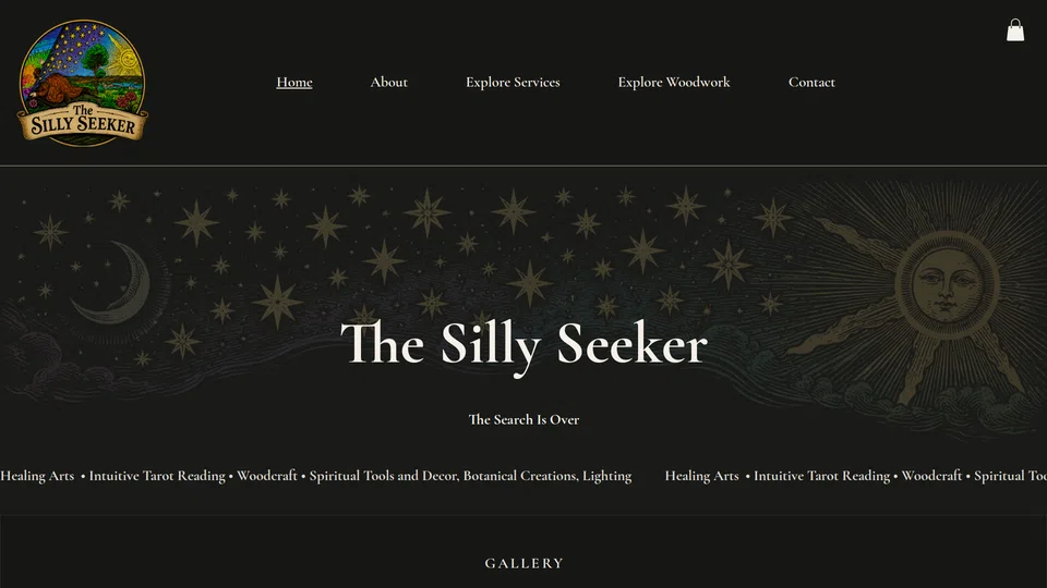 Homepage snapshot at launch