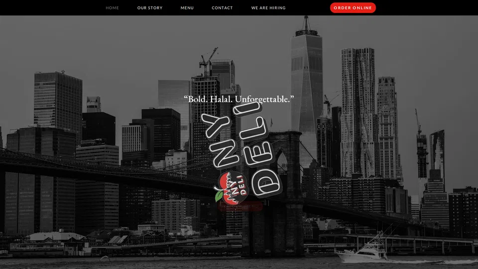 Homepage snapshot at launch
