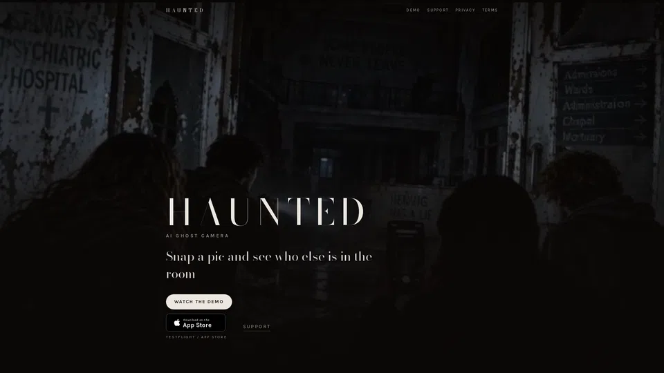 Homepage snapshot at launch