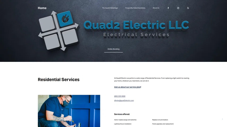 Homepage snapshot at launch