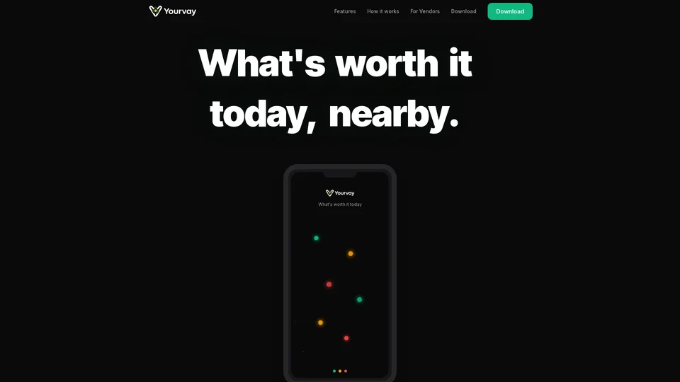 Homepage snapshot at launch