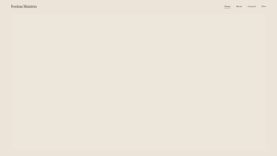 Homepage snapshot at launch