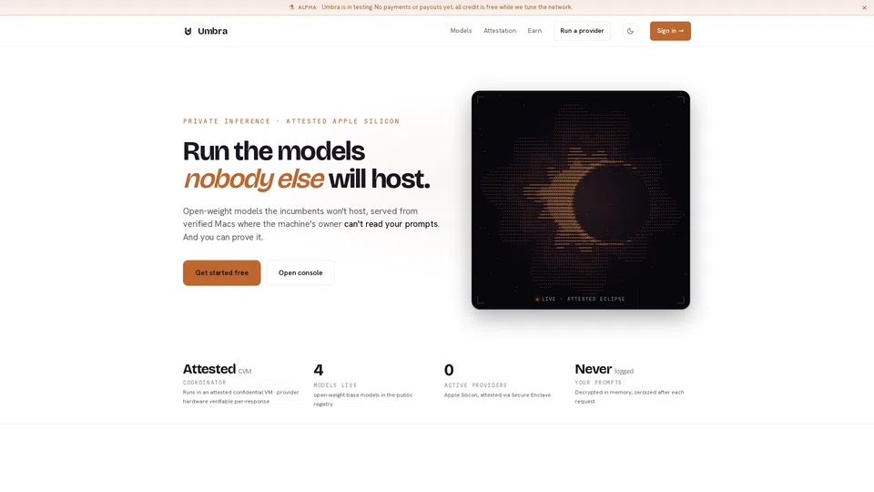 Homepage snapshot at launch