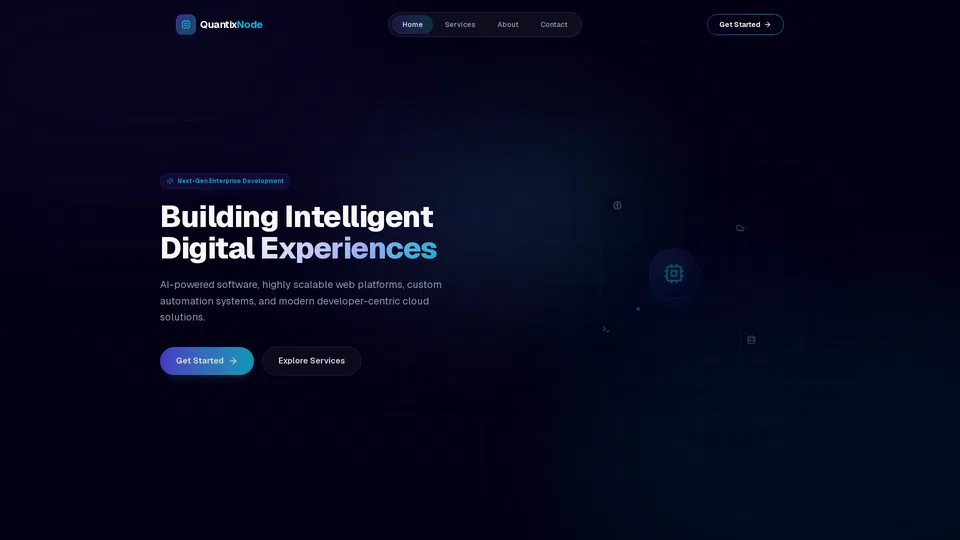 Homepage snapshot at launch