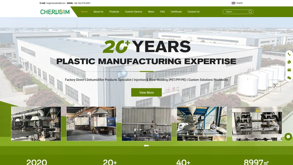 Homepage snapshot at launch