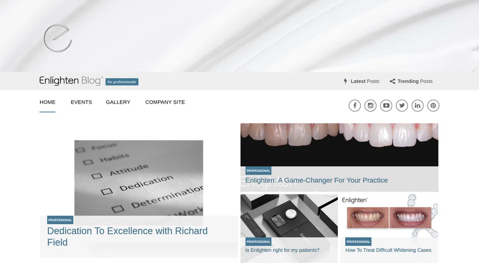 Homepage snapshot at launch