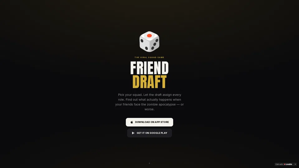 Homepage snapshot at launch