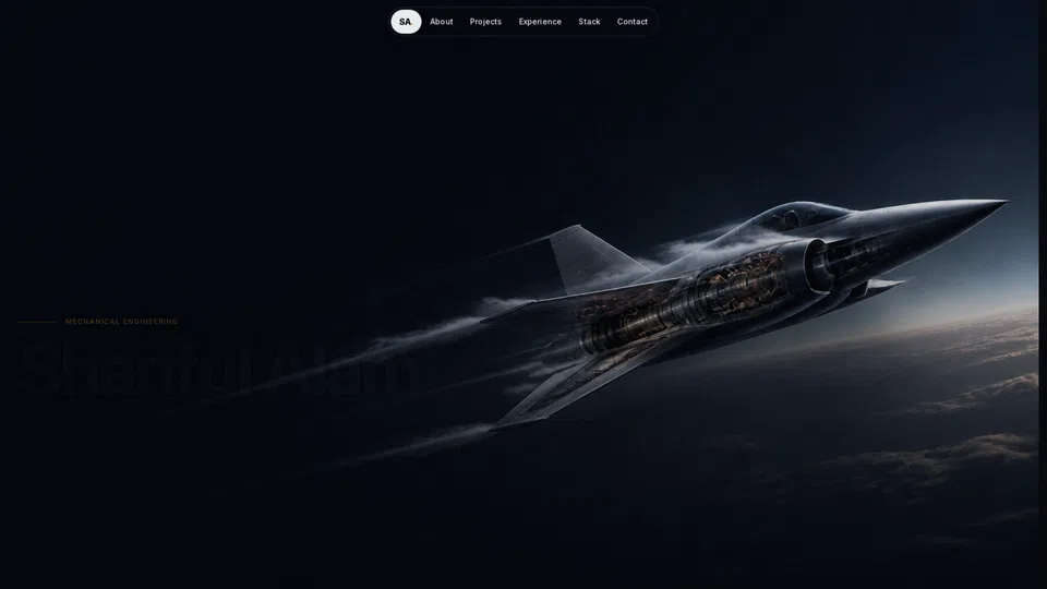 Homepage snapshot at launch