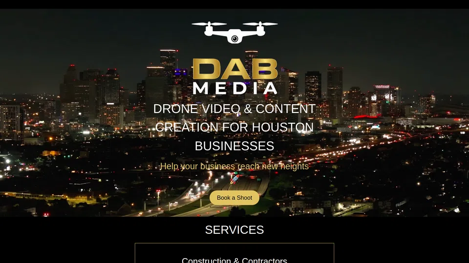 Homepage snapshot at launch