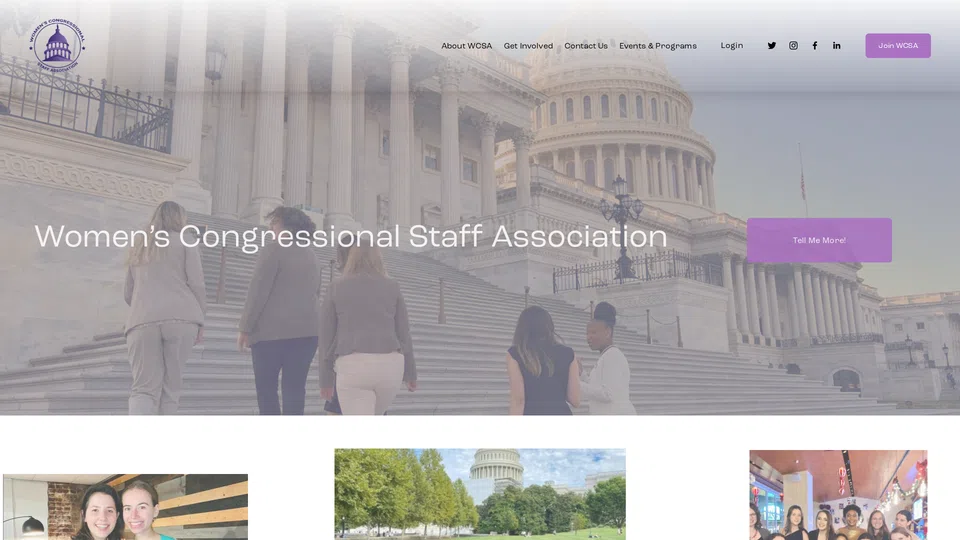 Homepage snapshot at launch