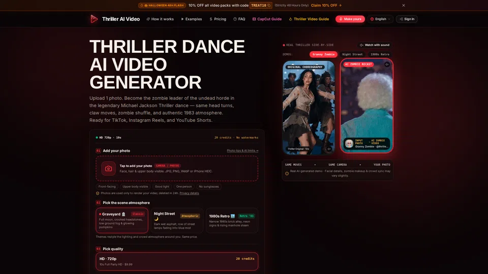 Homepage snapshot at launch