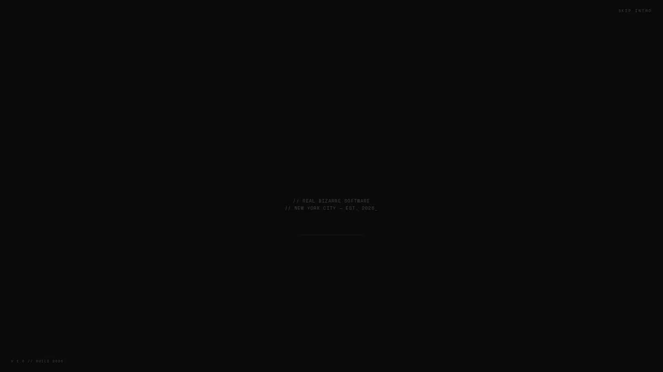 Homepage snapshot at launch