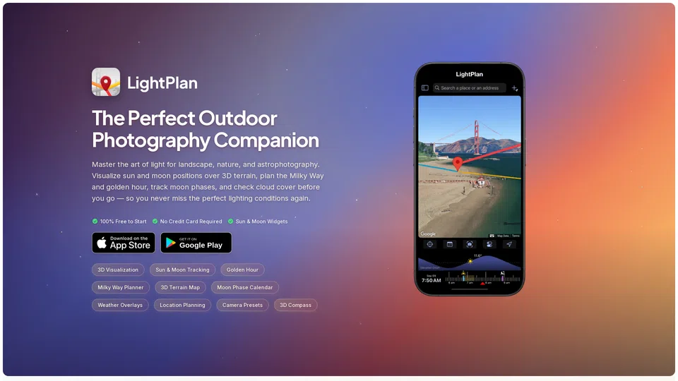 Homepage snapshot at launch