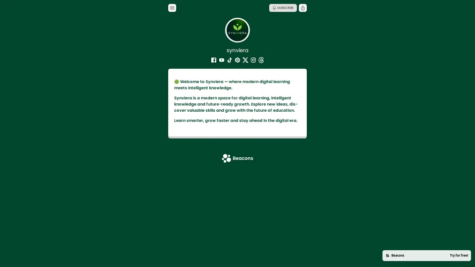 Homepage snapshot at launch