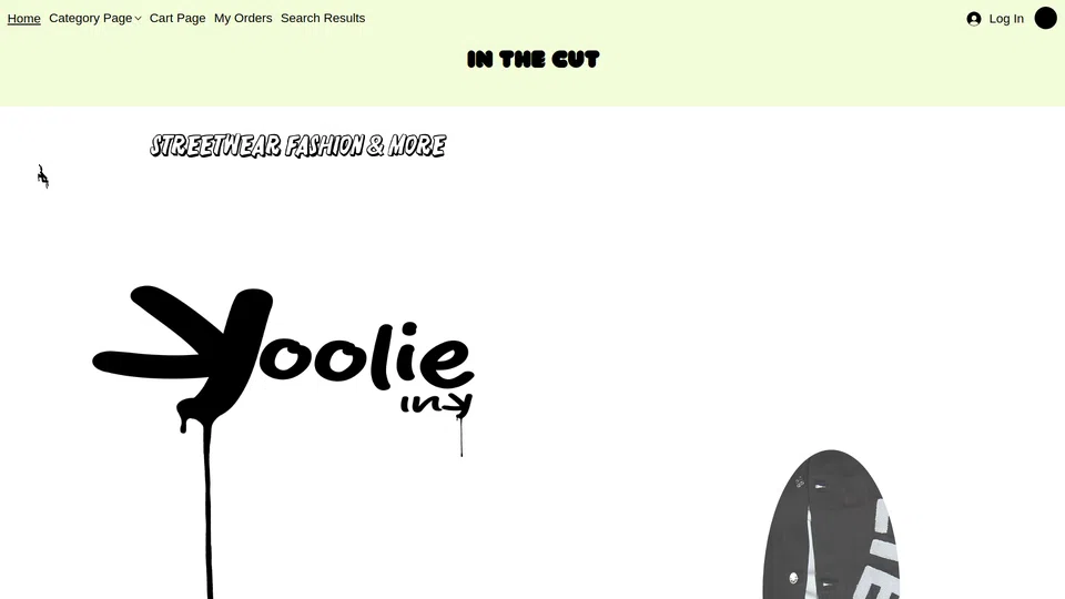 Homepage snapshot at launch
