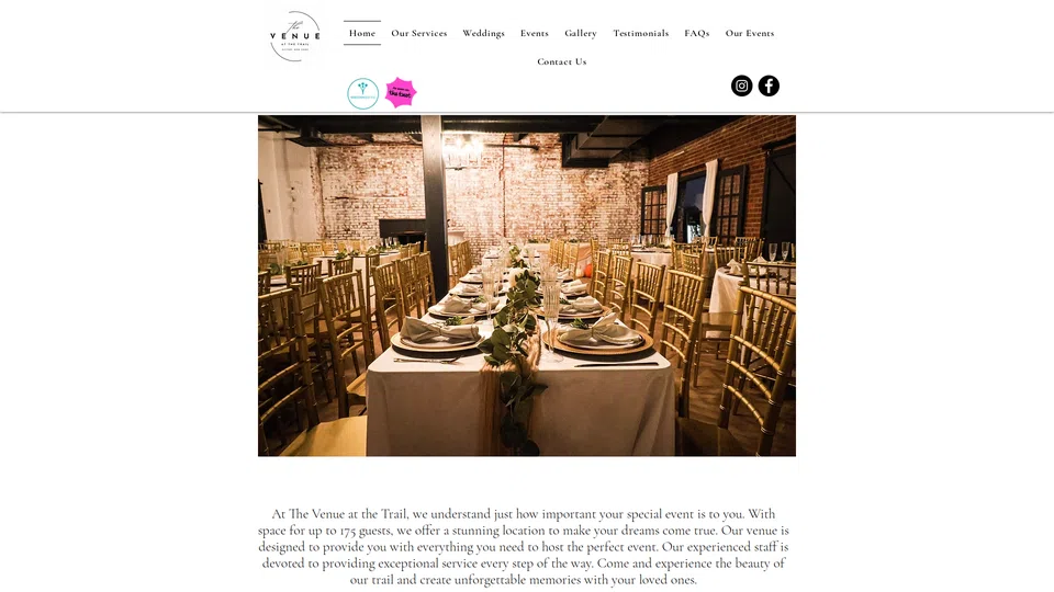 Homepage snapshot at launch