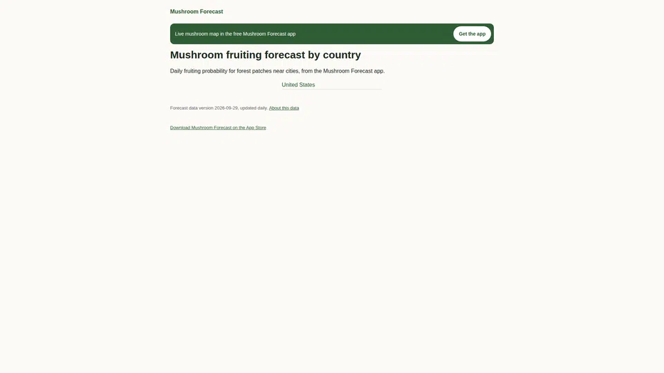 Homepage snapshot at launch