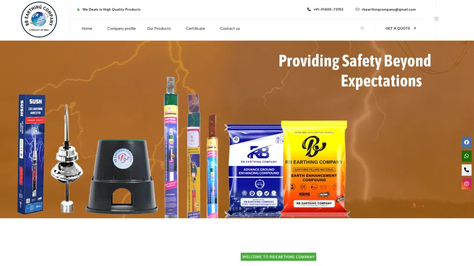 Homepage snapshot at launch