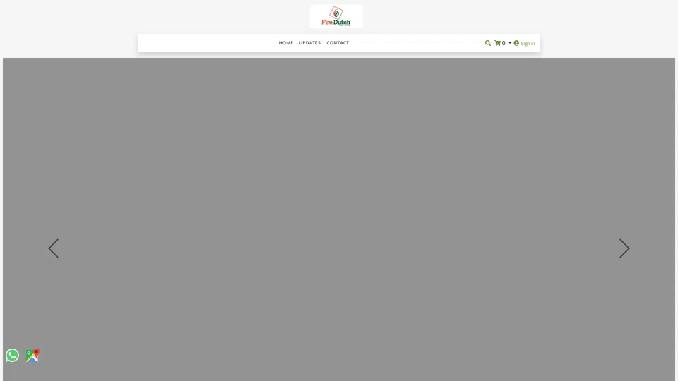 Homepage snapshot at launch