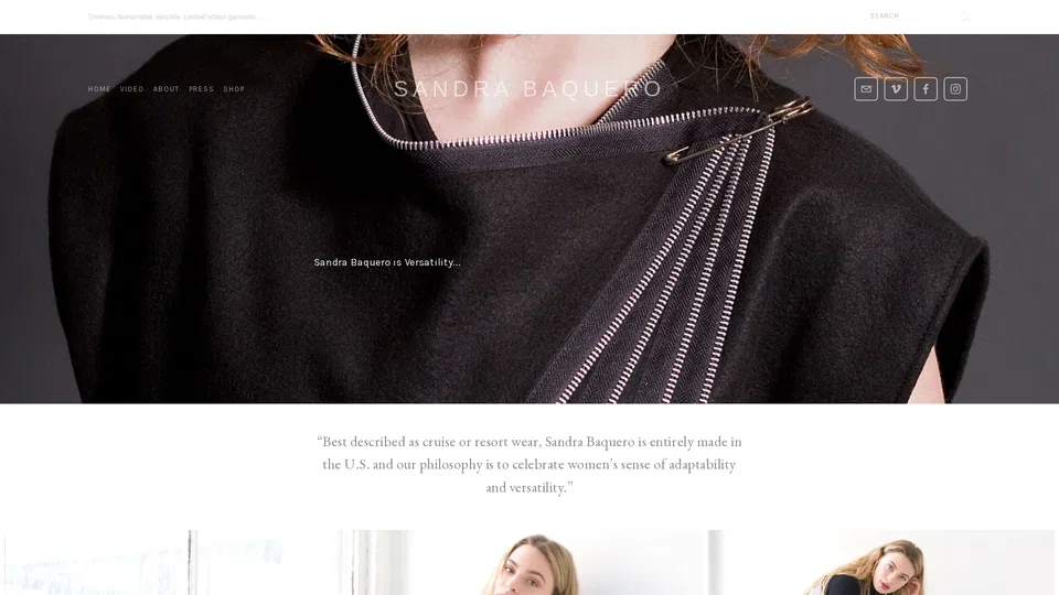 Homepage snapshot at launch
