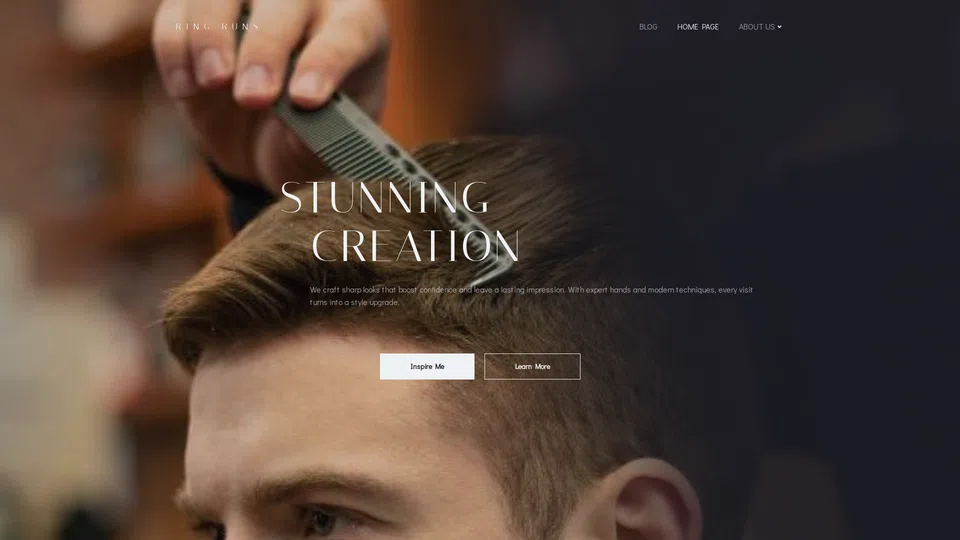 Homepage snapshot at launch