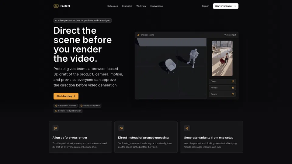 Homepage snapshot at launch