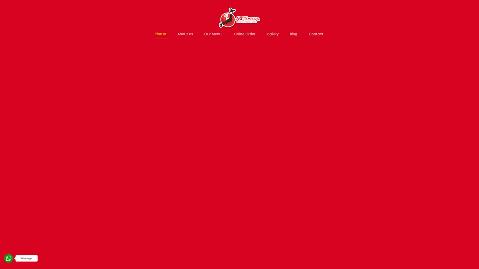 Homepage snapshot at launch