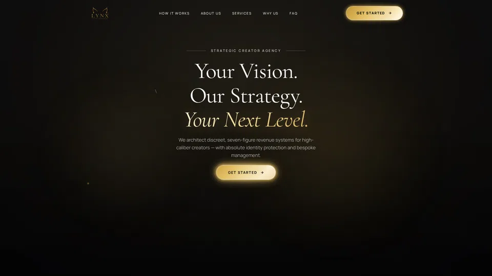 Homepage snapshot at launch