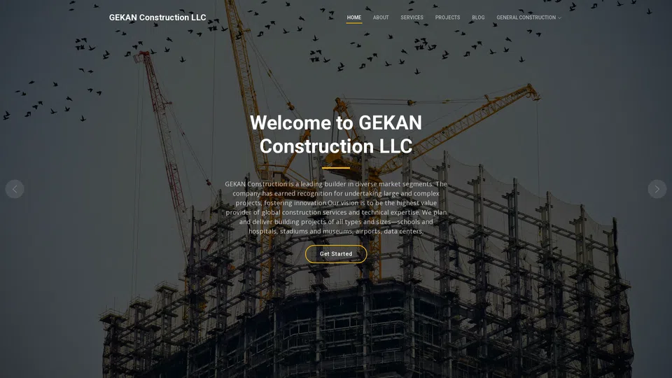 Homepage snapshot at launch