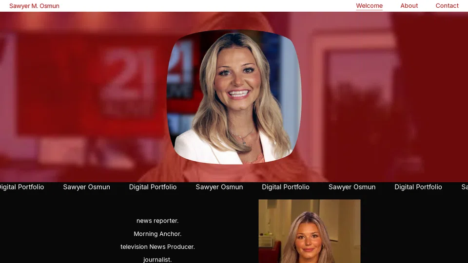 Homepage snapshot at launch