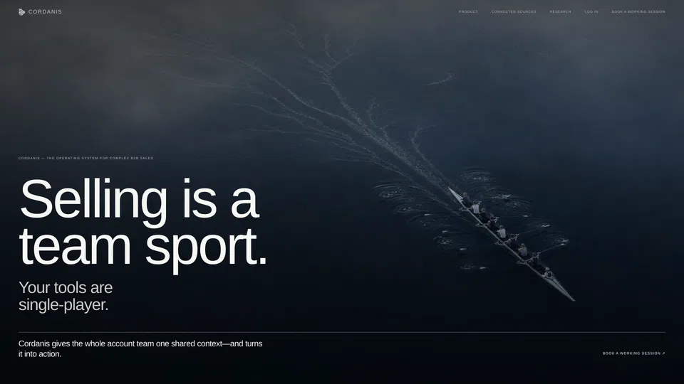 Homepage snapshot at launch