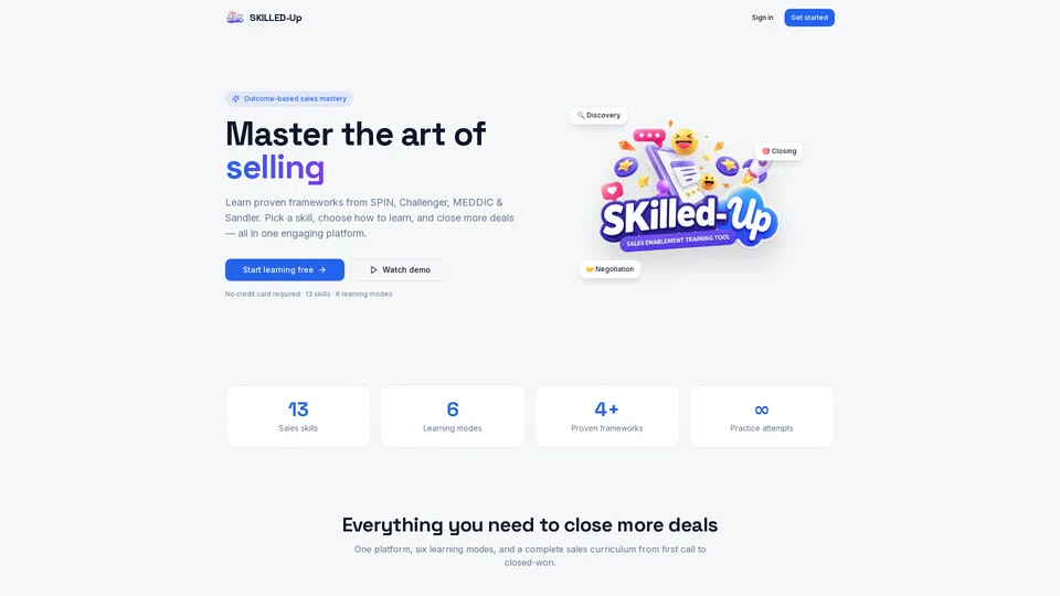 Homepage snapshot at launch
