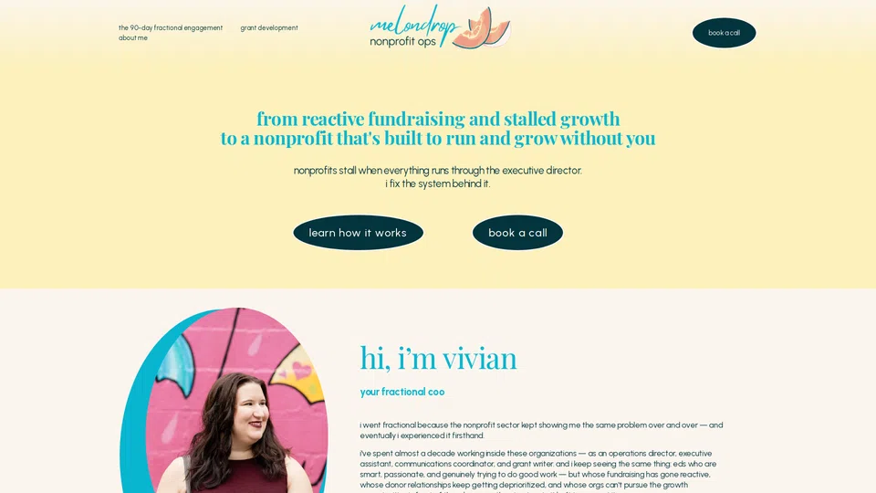 Homepage snapshot at launch