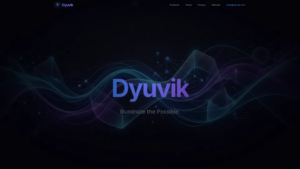 Homepage snapshot at launch