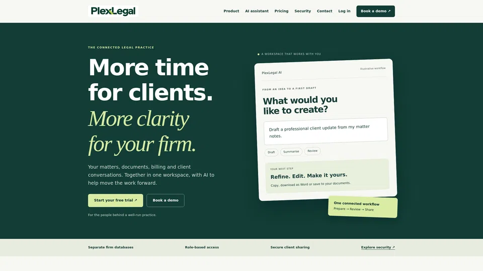 Homepage snapshot at launch