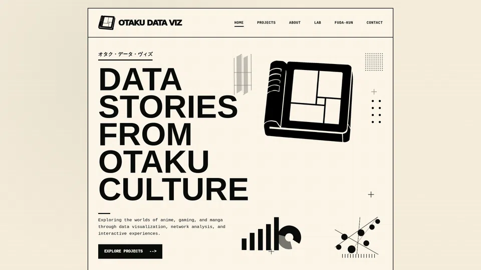 Homepage snapshot at launch