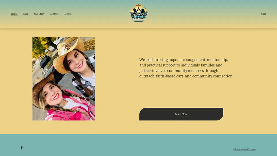 Homepage snapshot at launch