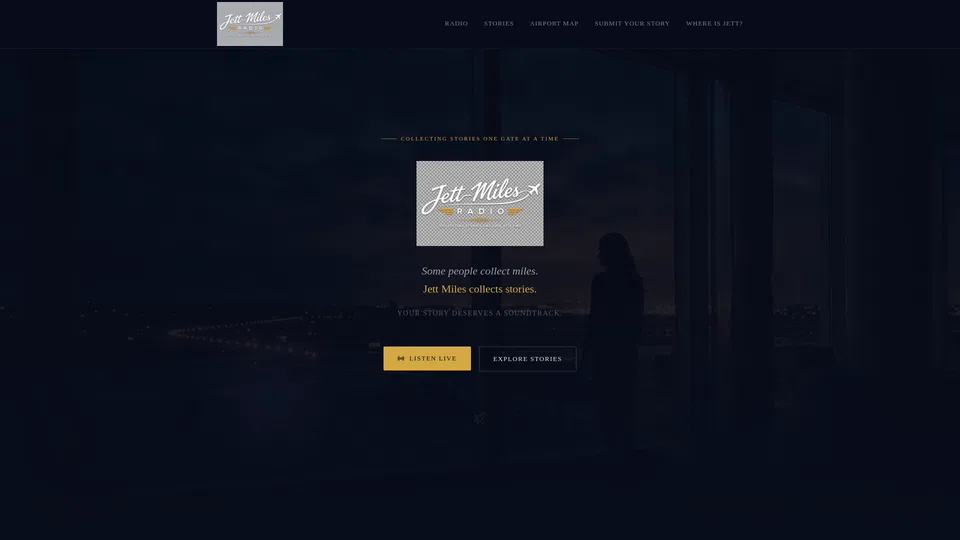 Homepage snapshot at launch