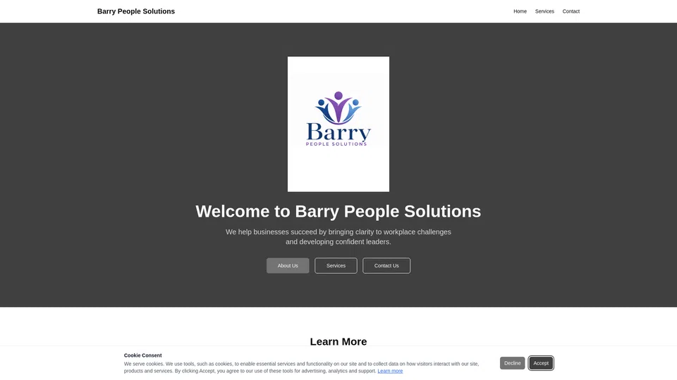 Homepage snapshot at launch