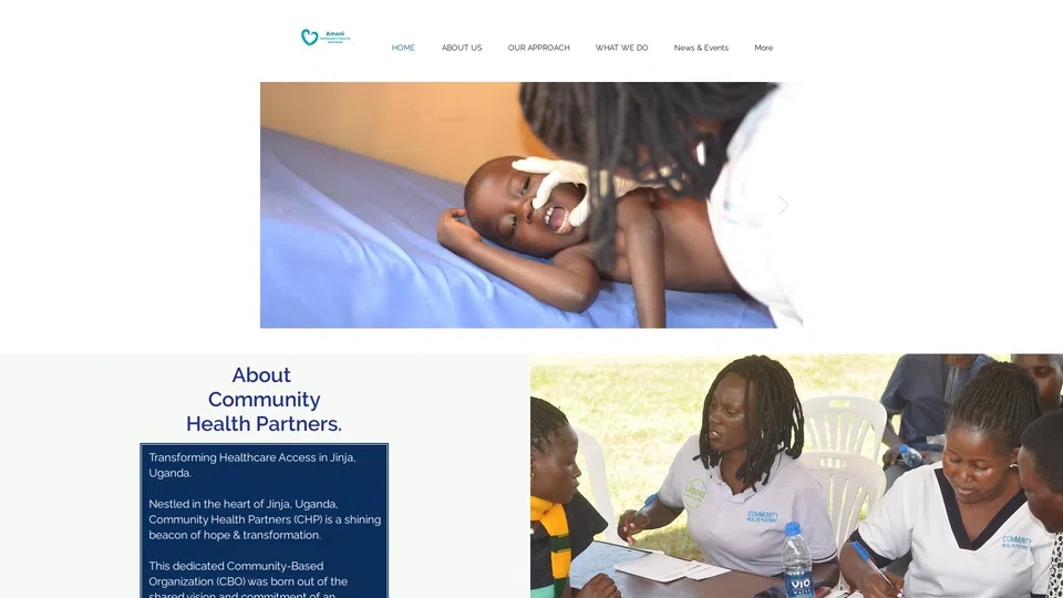 Homepage snapshot at launch