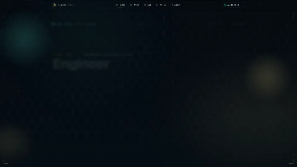 Homepage snapshot at launch