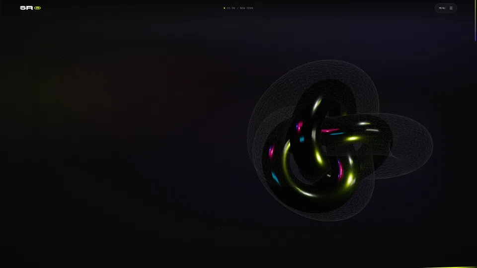 Homepage snapshot at launch