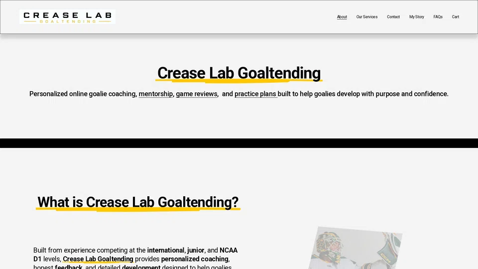 Homepage snapshot at launch