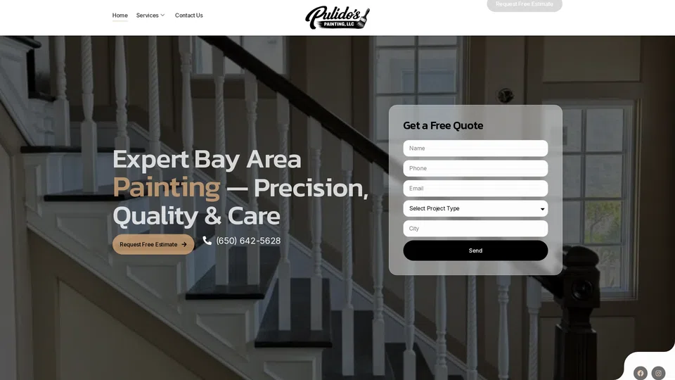 Homepage snapshot at launch