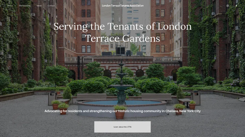 Homepage snapshot at launch