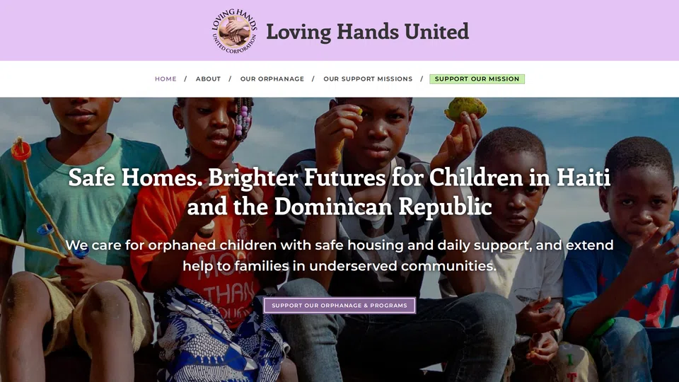 Homepage snapshot at launch