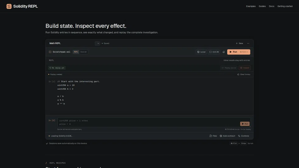 Homepage snapshot at launch