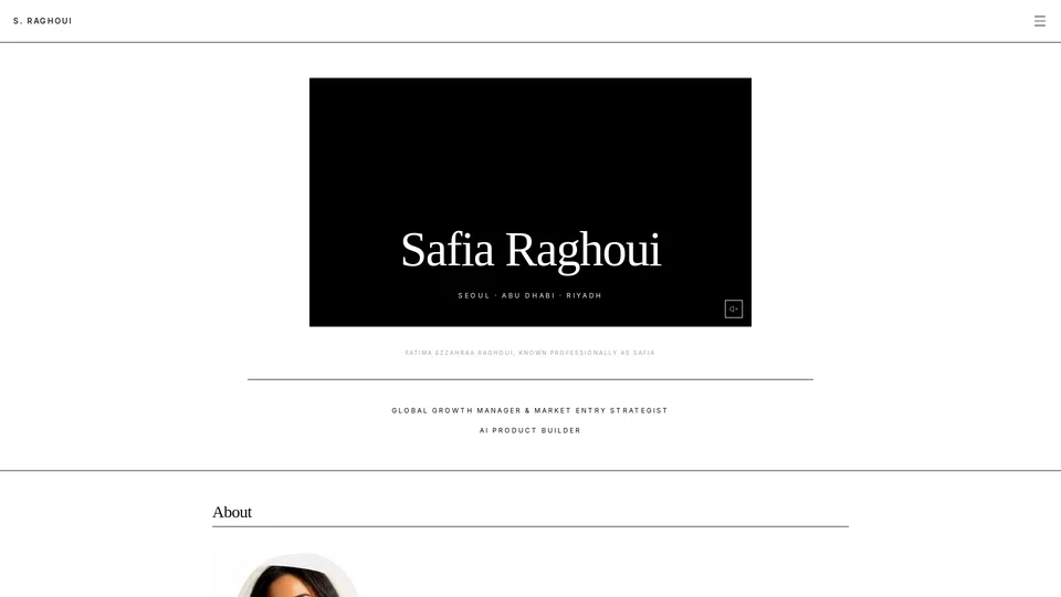 Homepage snapshot at launch